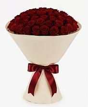 Букет 101 Бордовая роза Блэк Бакарра #REPLACE_PRED# Бутиково