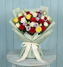 Букет цветов из:  Розы #REPLACE_PRED# Бутиково