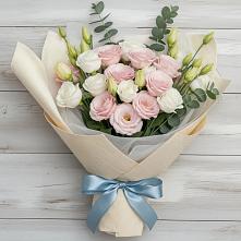 Букет цветов из:  Лизиантусы в Бутиково