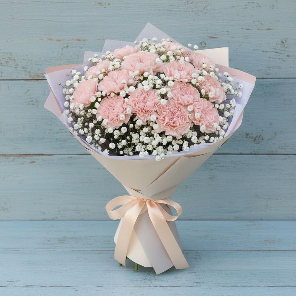 Букет цветов из: Гвоздики в Бутиково