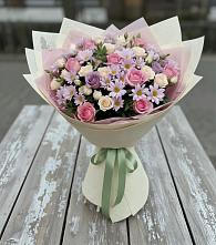 Букет цветов из:  Розы и Хризантемы в Бутиково