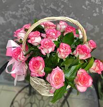 Цветочная композиция из Розы в корзине #REPLACE_PRED# Бутиково