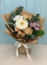 Букет цветов из:  Герберы и Хризантемы в Бутиково