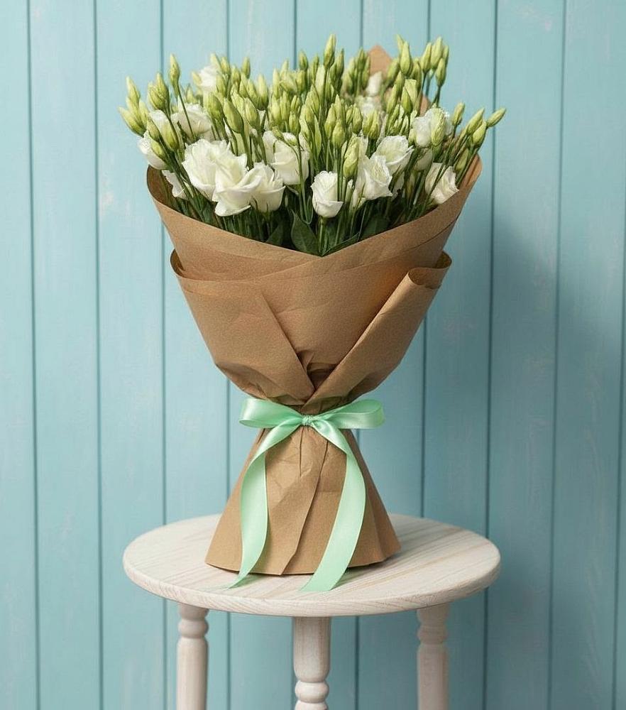 Букет цветов из: Лизиантусы в Бутиково