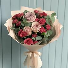 Букет цветов из:  Гвоздики и Розы #REPLACE_PRED# Бутиково