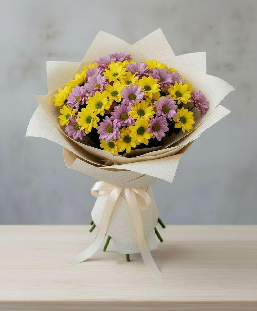 Букет цветов из: Хризантемы в Бутиково